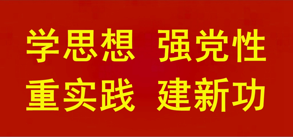 学思想 强党性 重实践 建新功